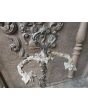 Viktorianisches Kaminbesteck aus Gusseisen, Schmiedeeisen 