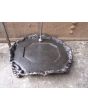 Polierter Stahl Kaminbesteck aus Gusseisen, Polierte Stahl 