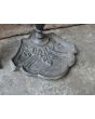 Antikes Englisches Kaminbesteck aus Gusseisen, Schmiedeeisen, Messing 