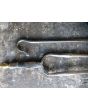 Antikes Holländisches Kaminbesteck aus Polierte Stahl, Poliertes Messing 