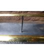 Antiker Kaminschutzgitter aus Poliertes Messing, Eisen-Gitter, Eisen 