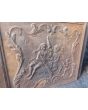 Kaminplatte 'Herakles und Omphale' aus Gusseisen 