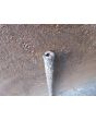 Antiker Blasrohr Kamin aus Schmiedeeisen 
