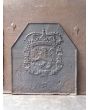 Kaminplatte 'Wappen von Nassau' aus Gusseisen 