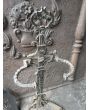 Viktorianisches Kaminbesteck aus Schmiedeeisen, Messing, Poliertes Kupfer, Bronze 