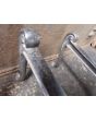 Viktorianisches Kaminbesteck aus Gusseisen, Schmiedeeisen, Poliertes Kupfer 
