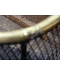 Viktorianischer Kaminschutzgitter aus Poliertes Messing, Eisen-Gitter, Eisen 