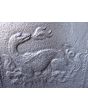 Kaminplatte 'Salamander' aus Gusseisen 