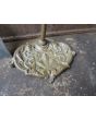 Viktorianisches Kaminbesteck aus Messing, Polierte Stahl 