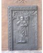 Kaminplatte 'Der heilige Petrus' aus Gusseisen 