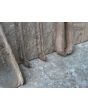 Großes Französisches Kaminbesteck aus Schmiedeeisen 