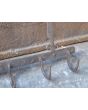 Antike Wandhalterung für Kaminbesteck aus Schmiedeeisen 