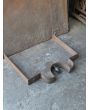 Französischer Kaminvorsatz aus Schmiedeeisen, Messing 