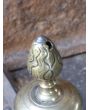 Kaminhunde Ludwig XV aus Schmiedeeisen, Bronze 