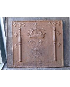Kaminplatte 'Wappen von Frankreich'