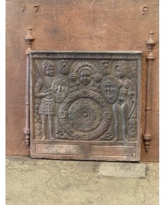 Kaminplatte 'Wappen'
