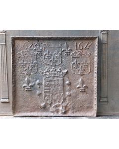 Kaminplatte 'Wappen von Frankreich'