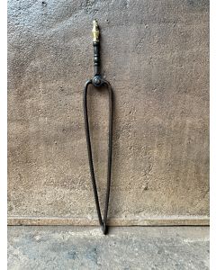 Antike Holländische Kaminzange