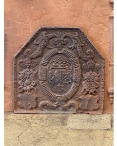 Kaminplatte 'Wappen von Frankreich und Navarre'
