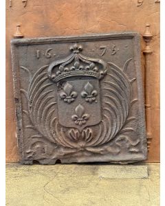 Kaminplatte 'Wappen von Frankreich'
