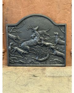 Kaminplatte 'Ländliche Szene'