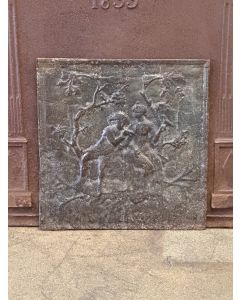 Historismus Ofenplatte Metall