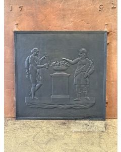 Kaminplatte 'Römische Szene'