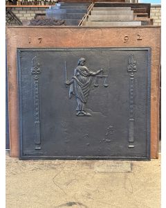 Kaminplatte 'Justitia'