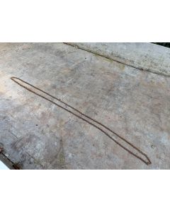 Antiker Drehspieß mit Gewichtsantrieb