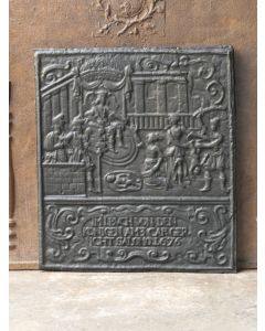 Kaminplatte 'Urteil von Solomon'
