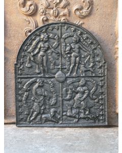 Kaminplatte 'Unbekannter Themen'