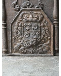 Kaminplatte 'Wappen von Frankreich'