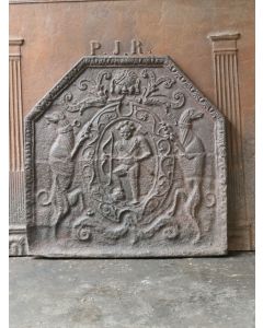 Kaminplatte 'Wappen von Frankreich'