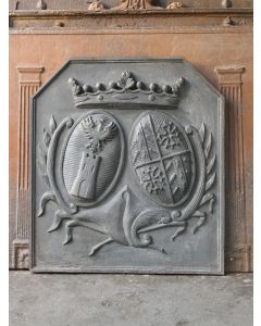 Kaminplatte 'Wappen'