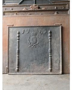 Kaminplatte 'Wappen von Frankreich'