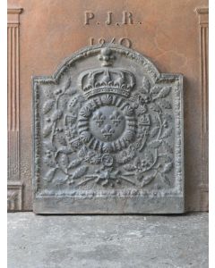 Kaminplatte 'Wappen von Frankreich'