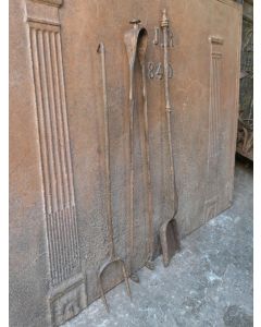 Antikes Französisches Kaminbesteck