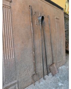 Antikes Französisches Kaminbesteck