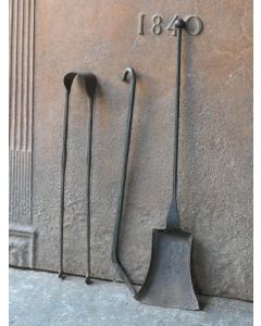 Antikes Französisches Kaminbesteck