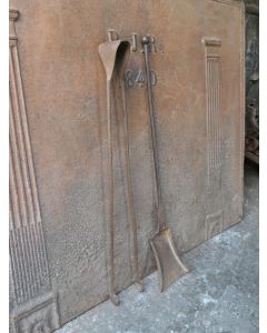Antikes Französisches Kaminbesteck