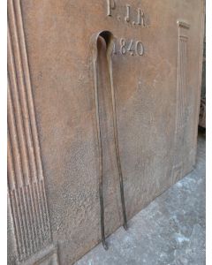 Antike Französische Kaminzange
