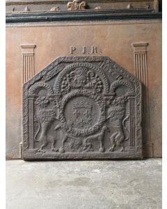 Kaminplatte 'Wappen von Frankreich'