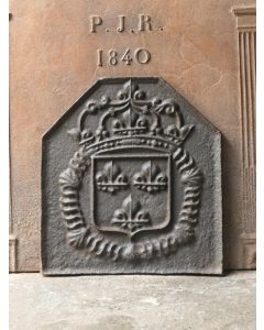 Kaminplatte 'Wappen von Frankreich'