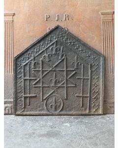 Kaminplatte 'Gotische Wappen'