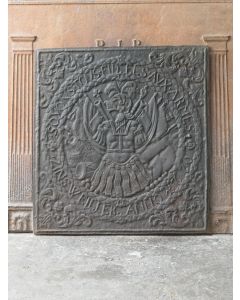 Kaminplatte 'Wappen'