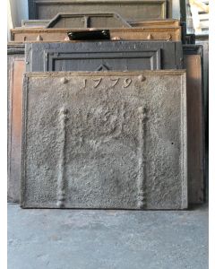 Kaminplatte 'Wappen von Frankreich'