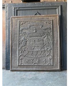 Kaminplatte 'Wappen'