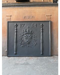 Kaminplatte 'Wappen von Frankreich'