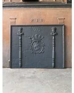 Kaminplatte 'Wappen'