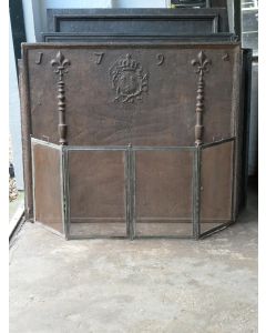 Antikes Französisches Funkenschutzgitter